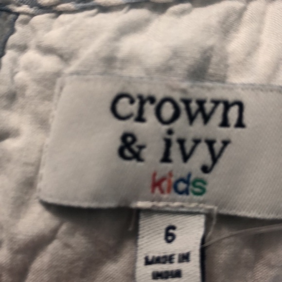 Size 6 light blue and white dress by crown and ivy - Picture 5 of 5